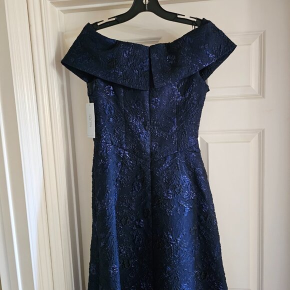 Teri Jon by Rickie Freeman Off-The-Shoulder Gown - Picture 4 of 13